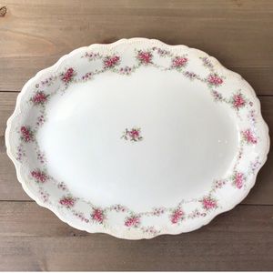 🌸VTG Porcelain Serving Platter